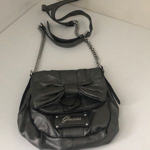 Crossbody metallic guessbag